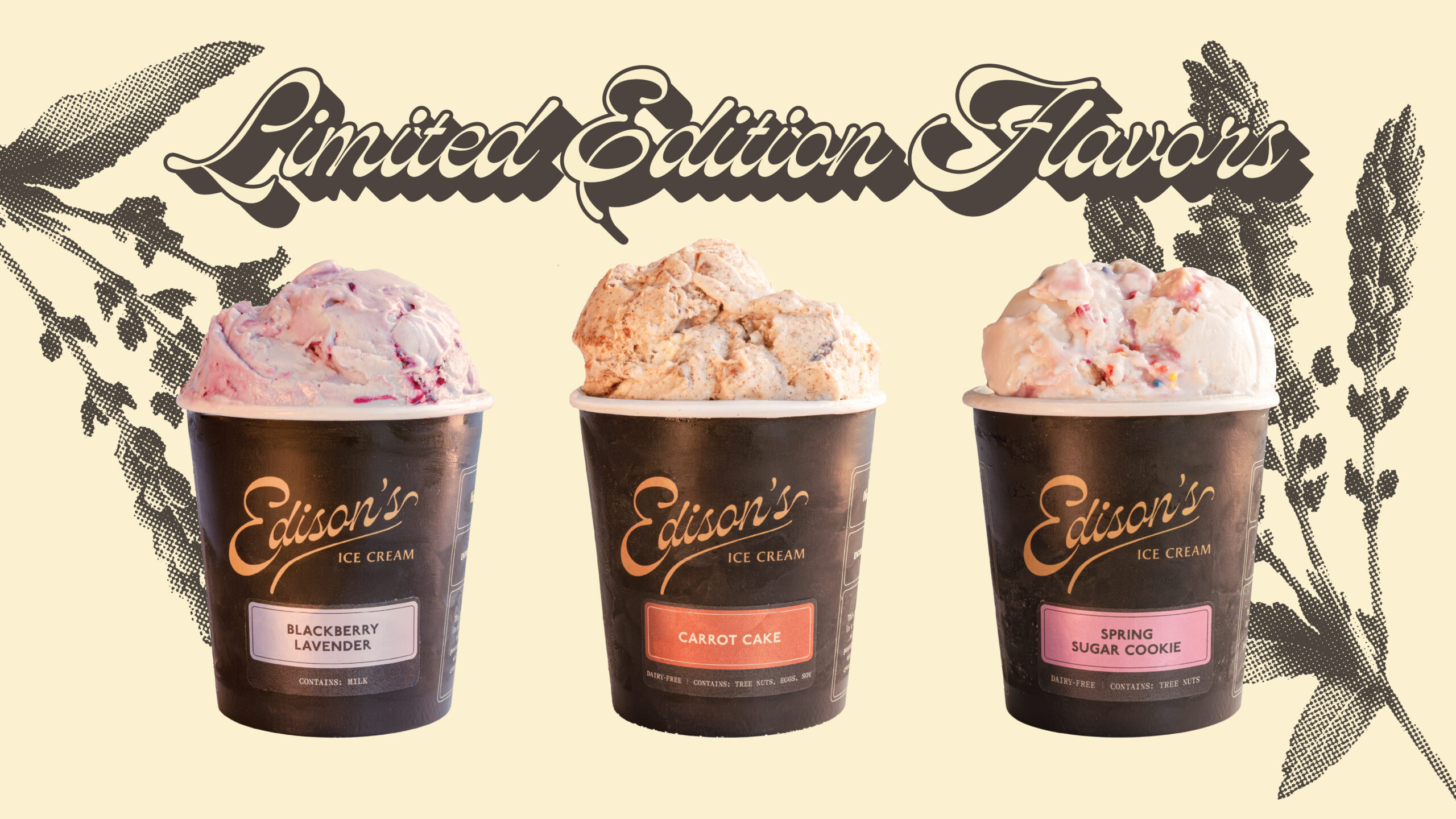 Edison's Ice Cream Spring Flavors Fort Collins